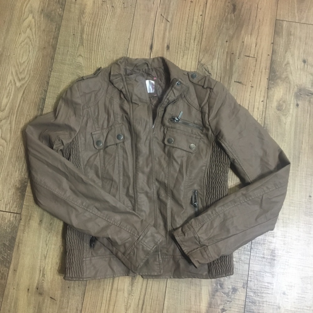 NWOT Faux Leather Jacket